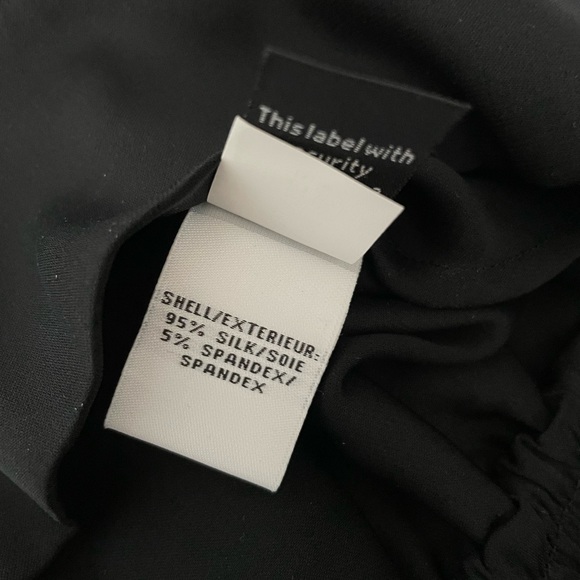 Diane Von Furstenberg Drapey Black Wrap Top - Picture 6 of 6